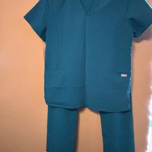 Teal Scrub Set